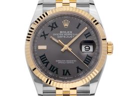 Rolex Datejust 36 126233 (2021) - Grijs wijzerplaat 36mm Goud/Staal