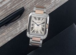 Cartier Tank Anglaise W5310006 (Unknown (random serial)) - Silver dial 47 mm Steel case