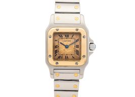 Cartier Santos 1057930 (Onbekend (willekeurig serienummer)) - Onbekend wijzerplaat 35mm Goud/Staal