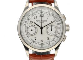 Patek Philippe Chronograph 5170G-001 (2018) - Zilver wijzerplaat 39mm Witgoud