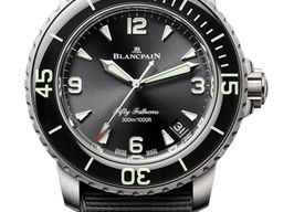 Blancpain Fifty Fathoms 5010-12B30-NABA (2024) - Black dial 42 mm Titanium case