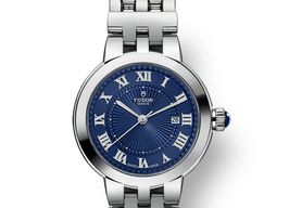 Tudor Clair de Rose 35500 (2024) - Blauw wijzerplaat 30mm Staal