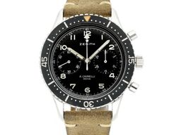 Zenith Pilot 03.2240.4069/21.C774 (1960) - Black dial 43 mm Steel case