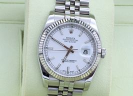 Rolex Datejust 36 116234 (Unknown (random serial)) - White dial 36 mm Steel case