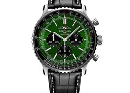 Breitling Navitimer 01 (46 MM) AB0137241L1P1 (2025) - Groen wijzerplaat 46mm Staal