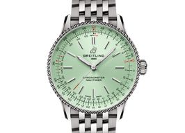 Breitling Navitimer A17327361L1A1 (2023) - Groen wijzerplaat 36mm Staal