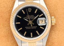 Rolex Lady-Datejust 69173 (1988) - Black dial 26 mm Gold/Steel case