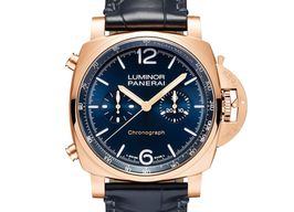 Panerai Luminor Marina PAM01111 (2023) - Blue dial 44 mm Rose Gold case