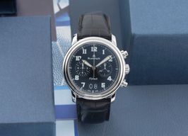 Blancpain Léman Fly-Back 2885F-1130-53B (2010) - Black dial 41 mm Steel case