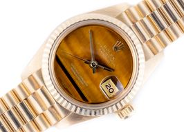 Rolex Lady-Datejust 6917 (1983) - Brown dial 26 mm Yellow Gold case