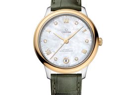 Omega De Ville 434.23.34.20.55.002 (2025) - Wit wijzerplaat 34mm Goud/Staal