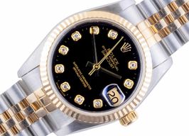 Rolex Datejust 31 68273 (1993) - Black dial 31 mm Gold/Steel case