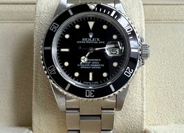 Rolex Submariner Date 16800 (1982) - Zwart wijzerplaat 40mm Staal