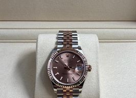 Rolex Datejust 278271 PINK INDEX JUB (2025) - Pink dial 37 mm Gold/Steel case