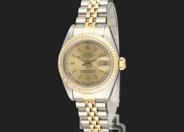 Rolex Lady-Datejust 69173 (1990) - Champagne dial 26 mm Gold/Steel case