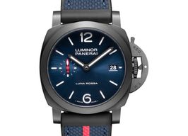 Panerai Luminor Marina Automatic PAM01408 (2024) - Blauw wijzerplaat Onbekend Staal