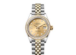 Rolex Lady-Datejust 279383RBR-0021 (2024) - Champagne dial 28 mm Gold/Steel case