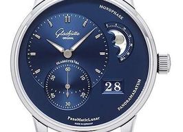 Glashütte Original PanoMaticLunar 1-90-02-46-32-61 (2024) - Blue dial 40 mm Steel case