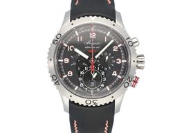 Breguet Type XX - XXI - XXII 3880ST/H2/3XV (2011) - Black dial 44 mm Steel case