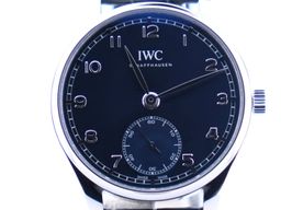 IWC Portuguese Automatic IW358305 (2023) - Blauw wijzerplaat 40mm Staal