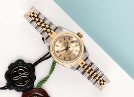 Rolex Lady-Datejust 69173 (1987) - Champagne dial 26 mm Gold/Steel case
