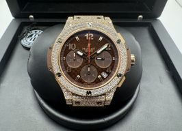 Hublot Big Bang 41 mm 341.PC.1007.RX.114 (Onbekend (willekeurig serienummer)) - Bruin wijzerplaat 41mm Roségoud