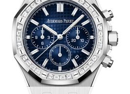 Audemars Piguet Royal Oak Chronograph 26715BC.ZZ.1356BC.01 (2025) - Blue dial 38 mm White Gold case