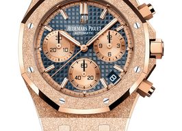 Audemars Piguet Royal Oak Chronograph 26239OR.GG.1224OR.01 (2025) - Blue dial 41 mm Rose Gold case