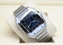 Cartier Santos WSSA0063 (2023) - Blue dial 35 mm Steel case