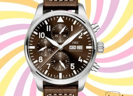 IWC Pilot Chronograph IW377713 (2018) - Brown dial 43 mm Steel case