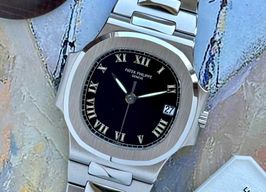 Patek Philippe Nautilus 3800 (2002) - Zwart wijzerplaat 37mm Staal