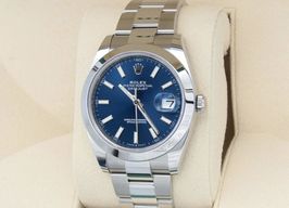 Rolex Datejust 41 126300 (Unknown (random serial)) - Blue dial 41 mm Steel case