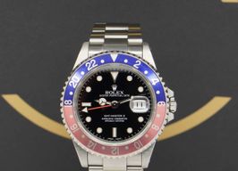 Rolex GMT-Master II 16710 (2001) - Zwart wijzerplaat 40mm Staal