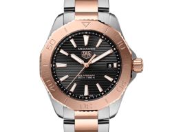 TAG Heuer Aquaracer WBP1121.BB0003 (2026) - Zwart wijzerplaat 40mm Goud/Staal