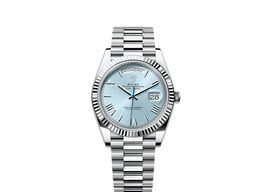 Rolex Day-Date 40 228236 (2025) - Blauw wijzerplaat 40mm Platina
