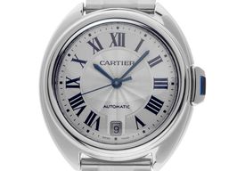 Cartier Clé de Cartier WSCL0006 (2018) - Zilver wijzerplaat 35mm Staal