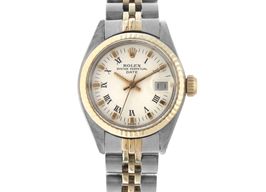 Rolex Lady-Datejust 6917 (1978) - White dial 26 mm Yellow Gold case