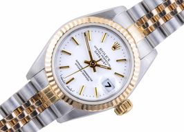 Rolex Lady-Datejust 69173 (1997) - White dial 26 mm Gold/Steel case