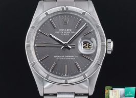 Rolex Oyster Perpetual Date 1501 (1965) - Grijs wijzerplaat 34mm Staal