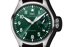 IWC Big Pilot IW501015 (2023) - Groen wijzerplaat 46mm Staal