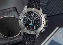 Jaeger-LeCoultre Master Compressor Diving Chronograph Q186T670 (2008) - Black dial 44 mm Titanium case