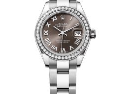 Rolex Lady-Datejust 279384RBR (2025) - Grey dial 28 mm Steel case