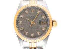 Rolex Lady-Datejust 69173 (1984) - Grey dial 26 mm Gold/Steel case