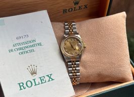 Rolex Lady-Datejust 69173 (1987) - Champagne dial 26 mm Gold/Steel case