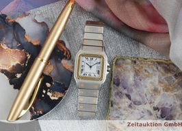 Cartier Santos 2961 (1985) - White dial 29 mm Gold/Steel case