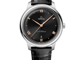 Omega De Ville 434.13.40.20.01.001 (2025) - Zwart wijzerplaat 40mm Staal