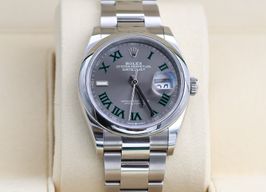 Rolex Datejust 36 126200 (Unknown (random serial)) - Grey dial 36 mm Steel case