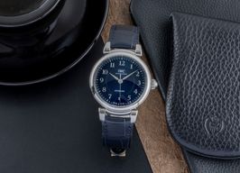 IWC Da Vinci Automatic IW458312 (Onbekend (willekeurig serienummer)) - Blauw wijzerplaat 36mm Staal