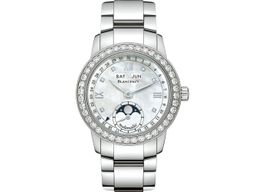 Blancpain Léman Moonphase 2360-4691A-71A (2022) - Pearl dial 34 mm Steel case