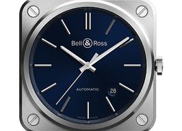 Bell & Ross BR S BRS92-BLU-ST/SCR (2024) - Blauw wijzerplaat 40mm Staal